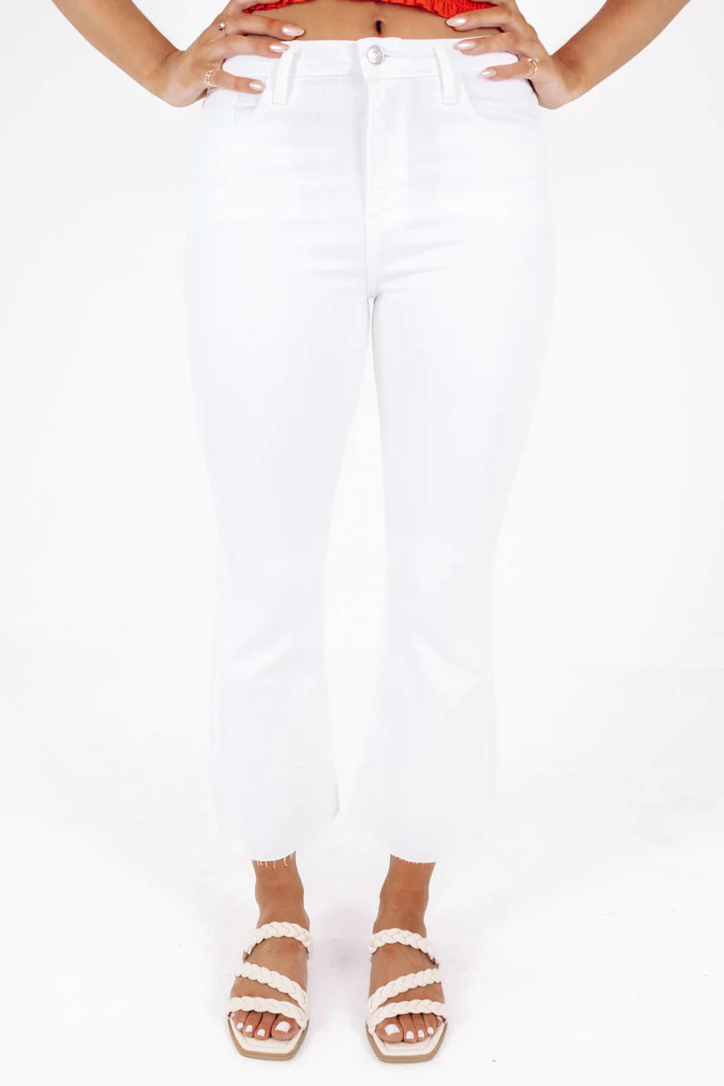 In The Hamptons Jeans - Optic White | The Impeccable Pig