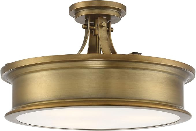 Savoy House 6-134-3-322 3 Light Semi-Flush Mount-Transitional Style with Bohemian and Industrial ... | Amazon (CA)