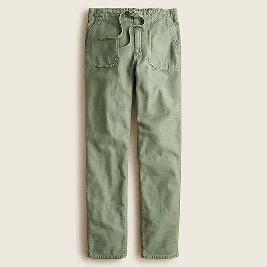 Tie-waist camp pant | J.Crew US