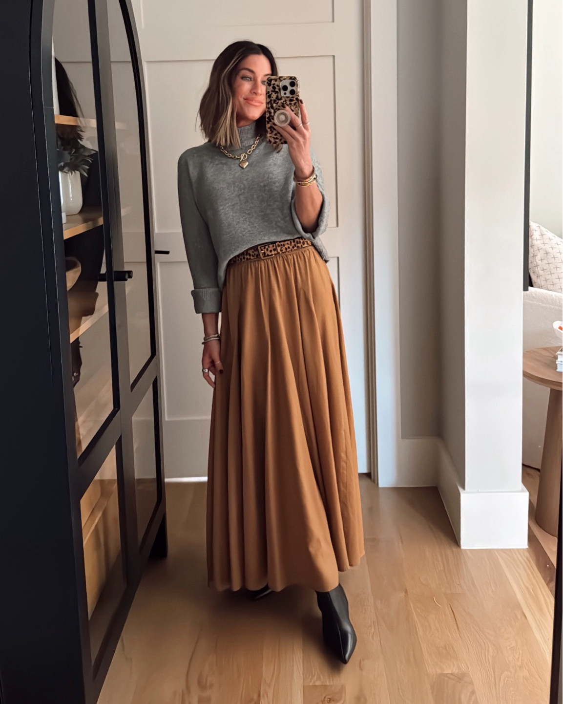 Easy outfit idea for fall family photos! 🍂🤎 I’m wearing a small in the sweater, and my skirt is sold out so I’m linking several similar options that would give you the same look! 

#LTKStyleTip #LTKFindsUnder50 #LTKFindsUnder100