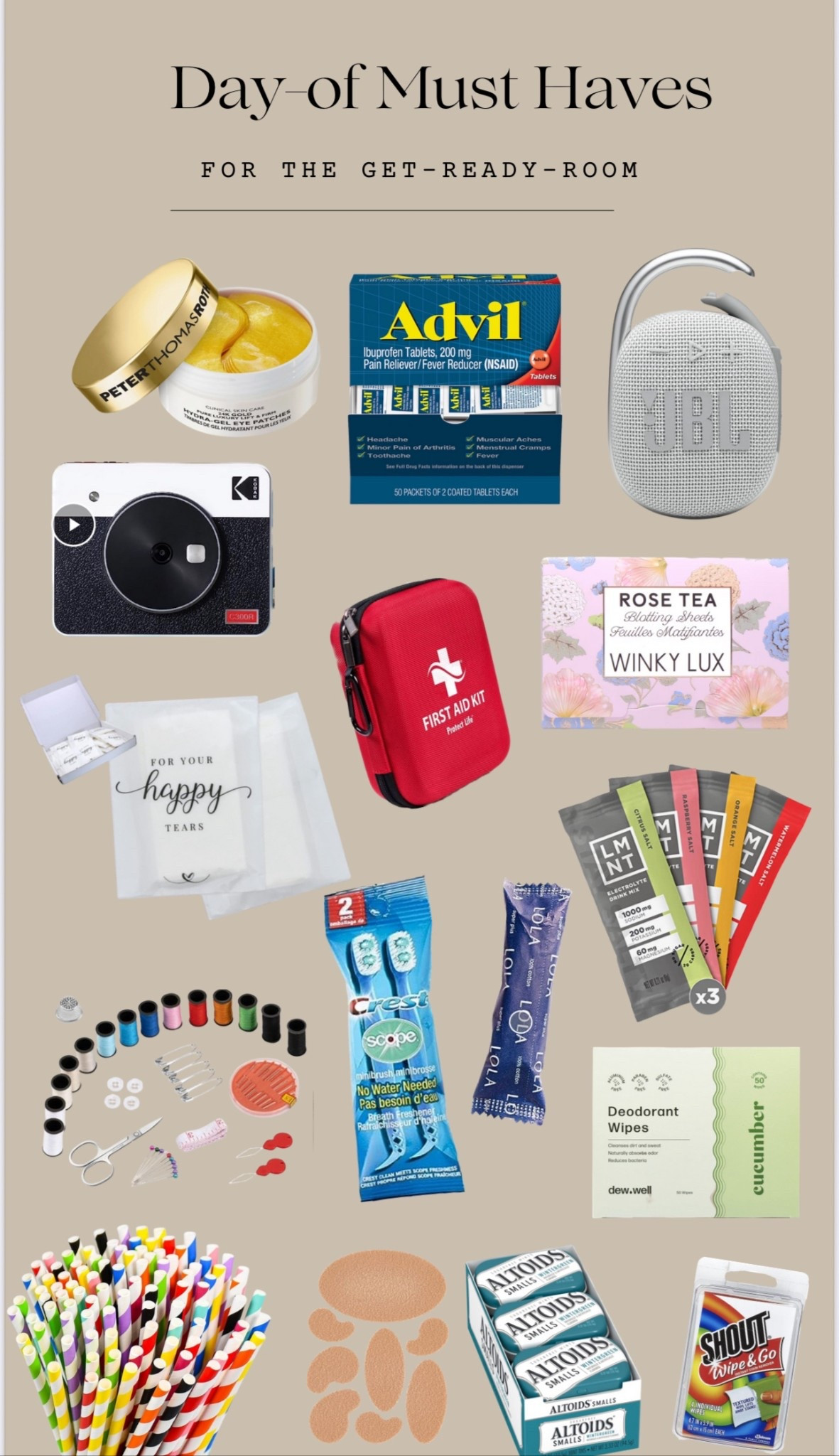 Day-of Must Have Items for the Bridal Get-Ready Room. After 3,000 wedding, these items are often missed, asked for, or needed! Don’t be caught on your wedding day without them!

#LTKWedding #LTKParties #LTKBeauty