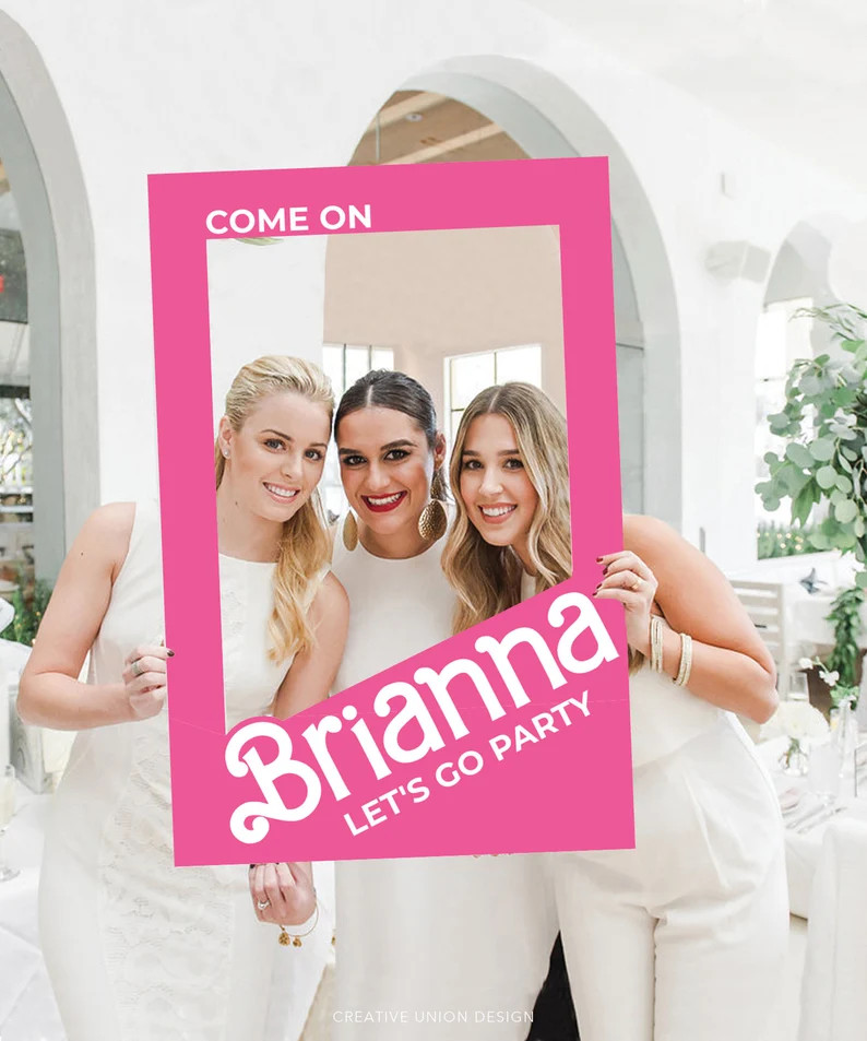 Fashion Doll Photo Prop Template, Editable, Bachelorette Party Photo Prop, Bachelorette Photo Pro... | Etsy (US)