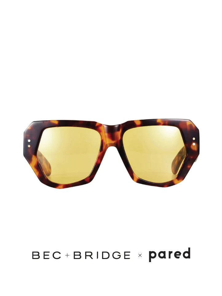 Bec + Bridge x Pared Big Mamma - Dark Tortoise Yellow | Pared Eyewear