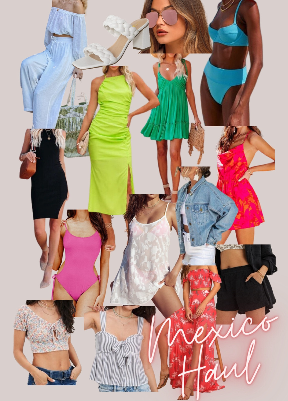 Mexico haul ☀️ #resortwear #neon #fiesta 

#LTKSeasonal #LTKswim #LTKtravel