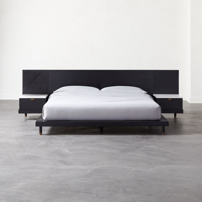Parker Storage King Bed + Reviews | CB2 | CB2