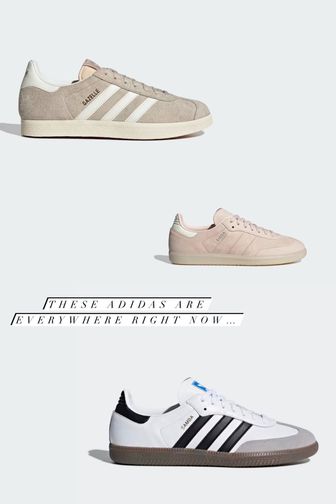 Adidas Sambas!! 

#LTKSeasonal #LTKstyletip #LTKshoecrush