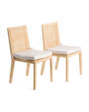 Set Of 2 Rattan Dining Chairs | Kitchen & Dining Room | T.J.Maxx | TJ Maxx