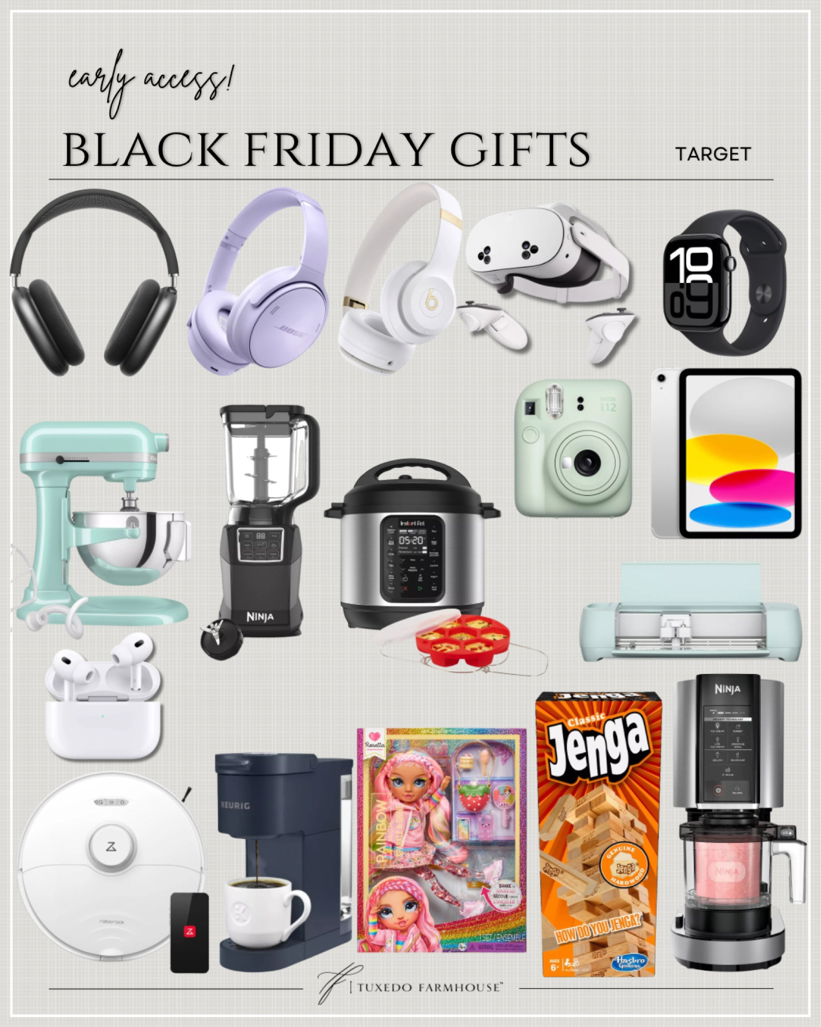 Target Black Friday Gifts

Grab these gifts for your loved ones or maybe even treat yourself! 

Seasonal, home, gifts, gadgets, kitchen, tech, toys, entertainment , deals

#LTKCyberWeek #LTKSaleAlert #LTKHoliday