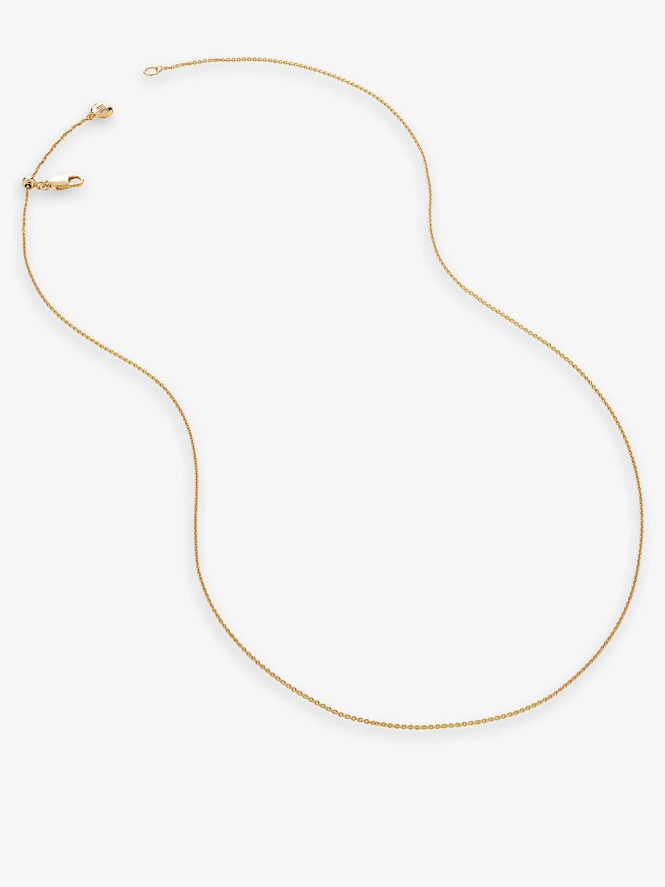 Fine 18ct yellow gold-plated vermeil sterling-silver chain necklace | Selfridges