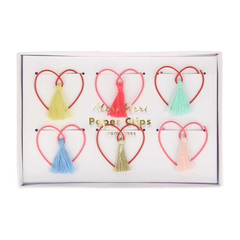 Heart Shaped Paper Clips | Maisonette