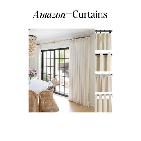 Amazon custom curtains— these are my FAV!
