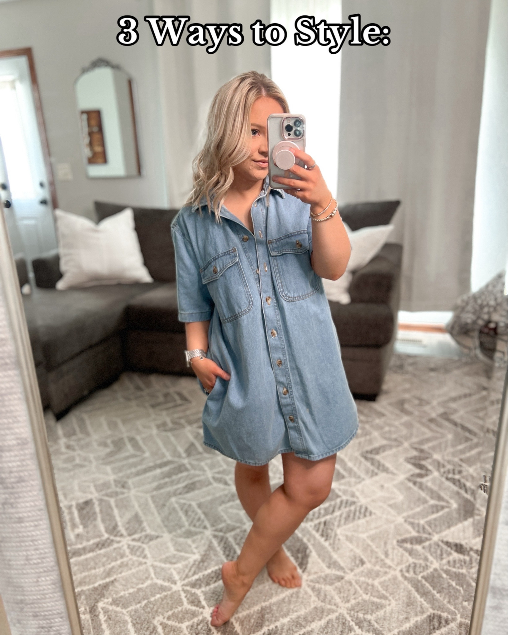 3 ways to style a denim dress from Target!

Wearing size small! Runs short (4’10) & oversized.

Denim dress, summer dress, target dress, affordable dress, summer outfit ideaas

#LTKFindsUnder100 #LTKStyleTip #LTKFindsUnder50