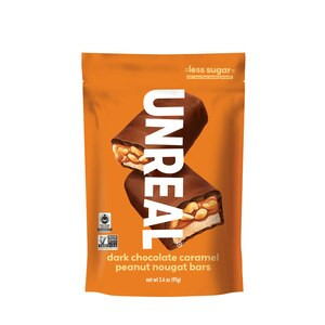 Unreal Dark Chocolate Caramel Peanut Nougat Bars, 3.4 oz | CVS Health