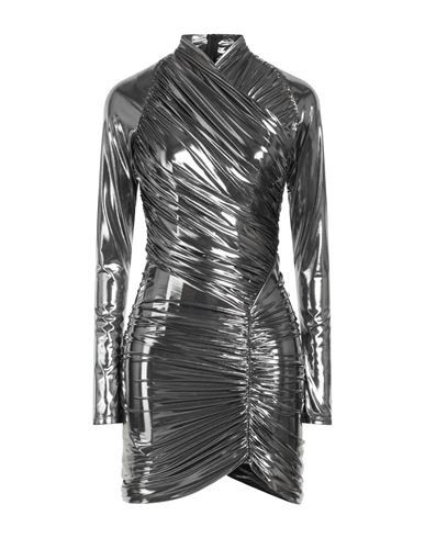 Ferragamo Woman Mini dress Silver Size 4 Polyester, Elastane | YOOX (US)