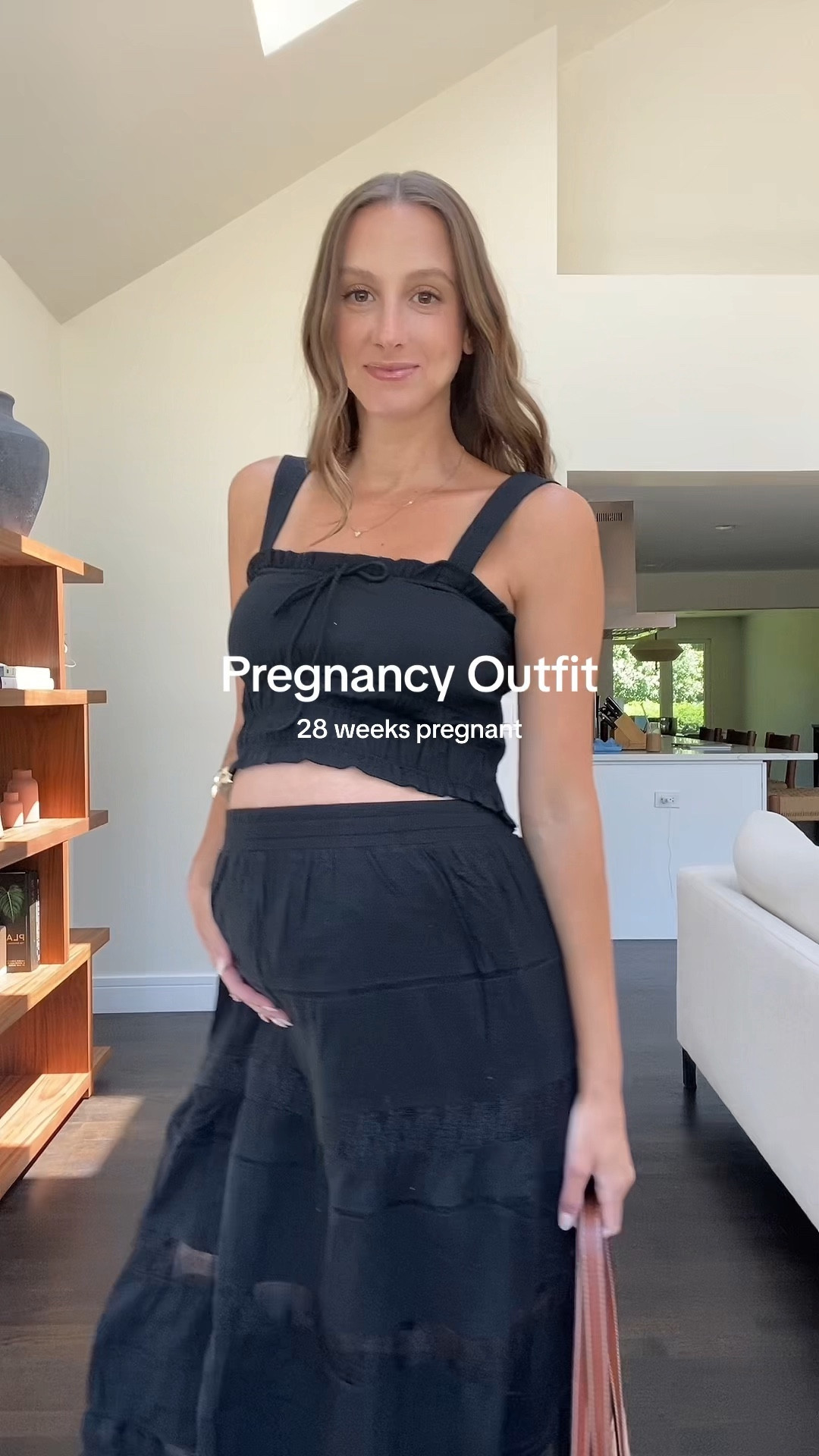 Pregnancy outfit at 28 weeks pregnant. Loving this two-piece set 🫶🏼🤰 

Bump style
Bump friendly
Maternity fashion
Pregnancy fashion 

#LTKstyletip #LTKbump