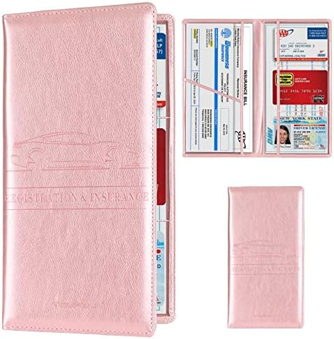 TOURSUIT Car Registration and Insurance Card Holder, Vehicle License Document Glove Box Compartme... | Amazon (US)