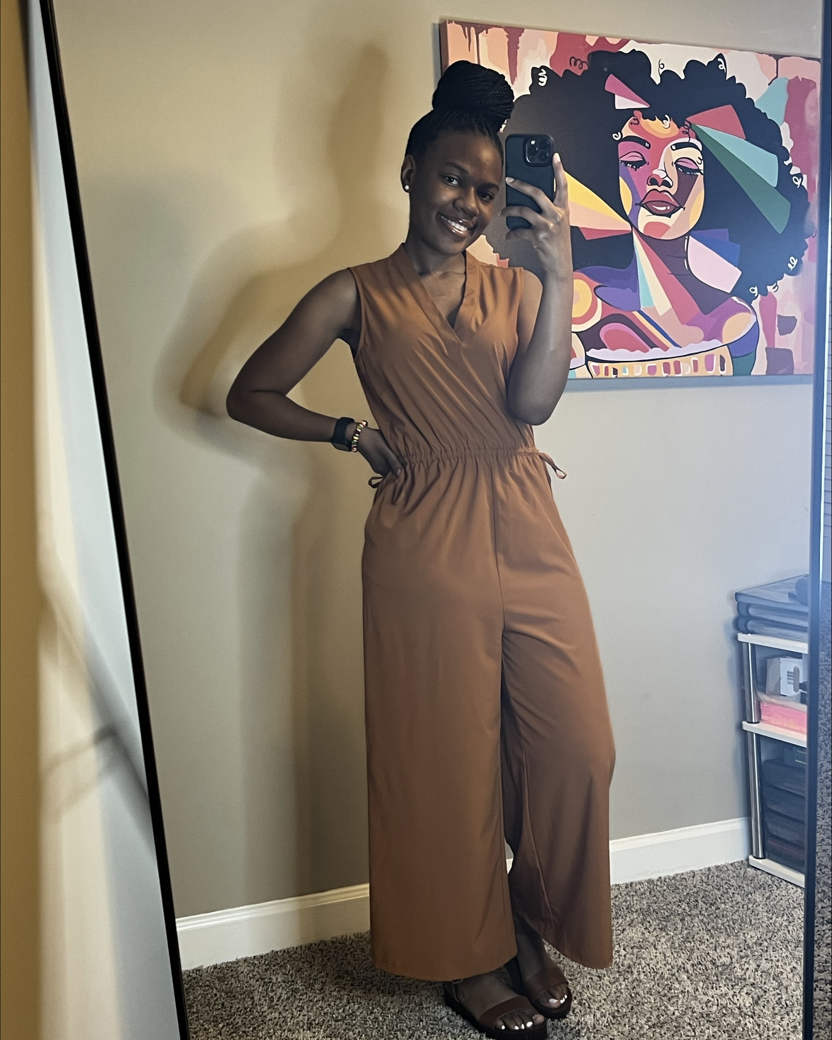 This Calvin Klein cropped ankle jumpsuit is originally from Ross Dress for Less, but you can grab the dupe from Walmart. My shoes are from Aldo but were purchased years ago so the attached shoes are an alternative 🤎

#LTKootd #LTKgrwm #LTKdayinmylife