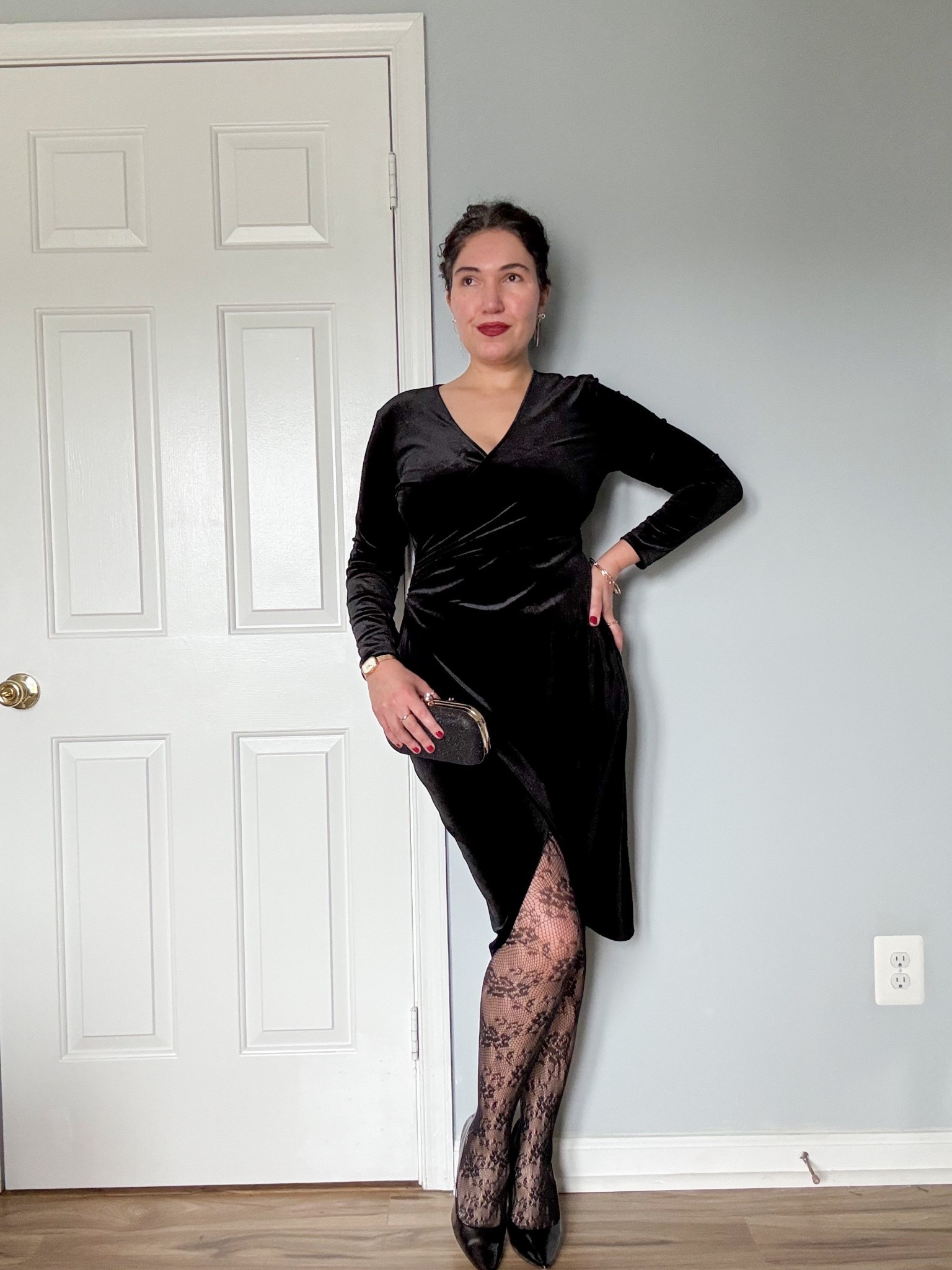 Holiday outfit, holiday party dress, velvet dress 

#LTKOver40 #LTKHoliday