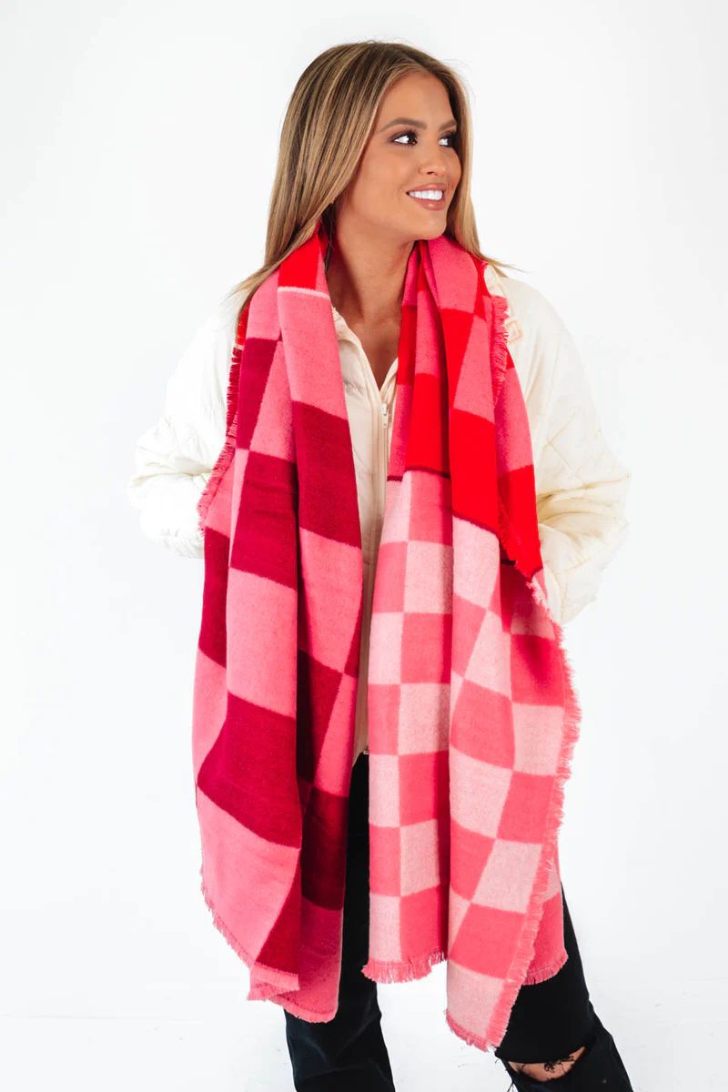 All Wrapped Up Scarf - Pink | The Impeccable Pig