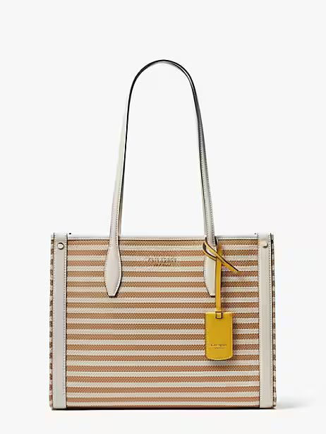 market striped medium tote | Kate Spade (US)