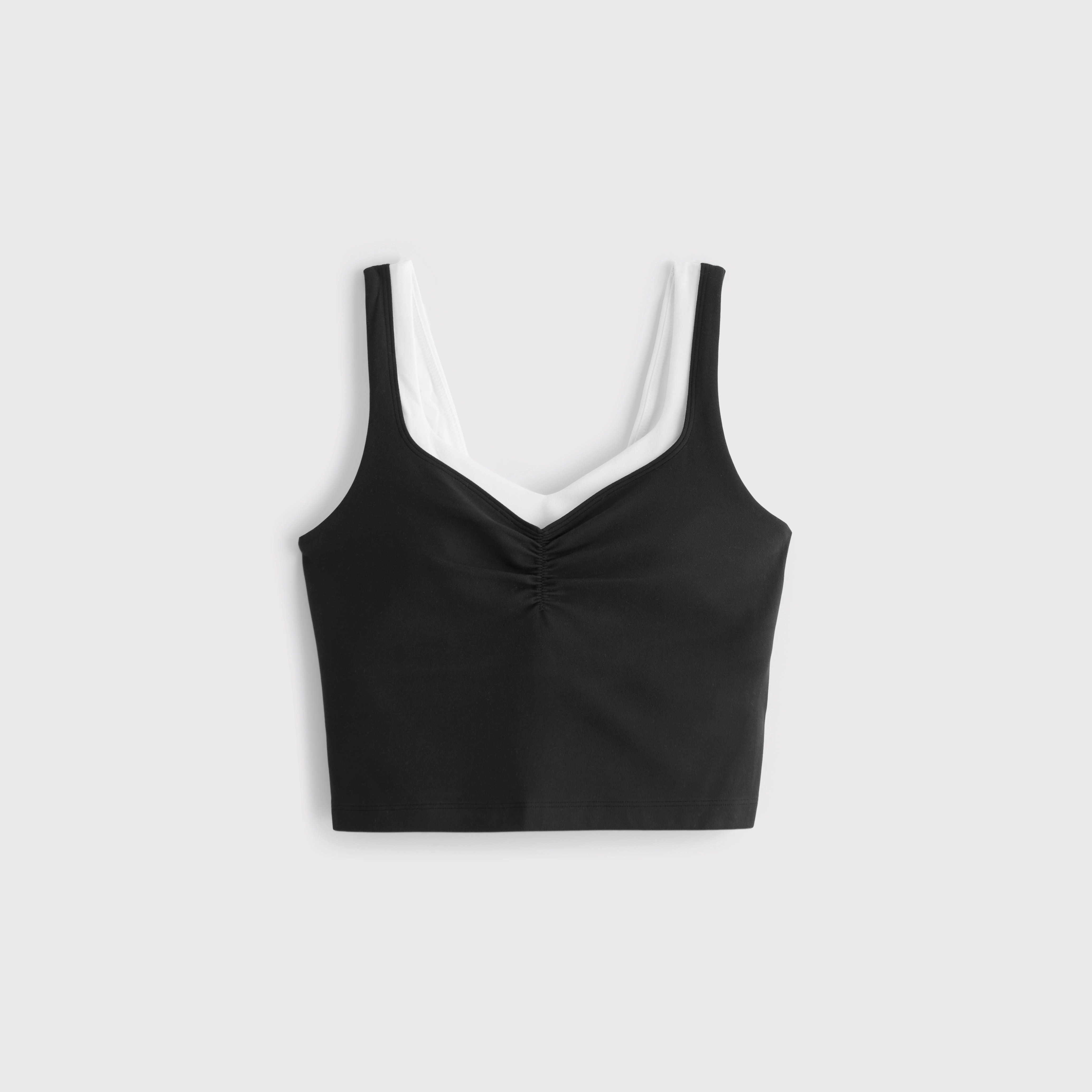 YPB studioFLEX Double-Layered Tank | Abercrombie & Fitch (US)