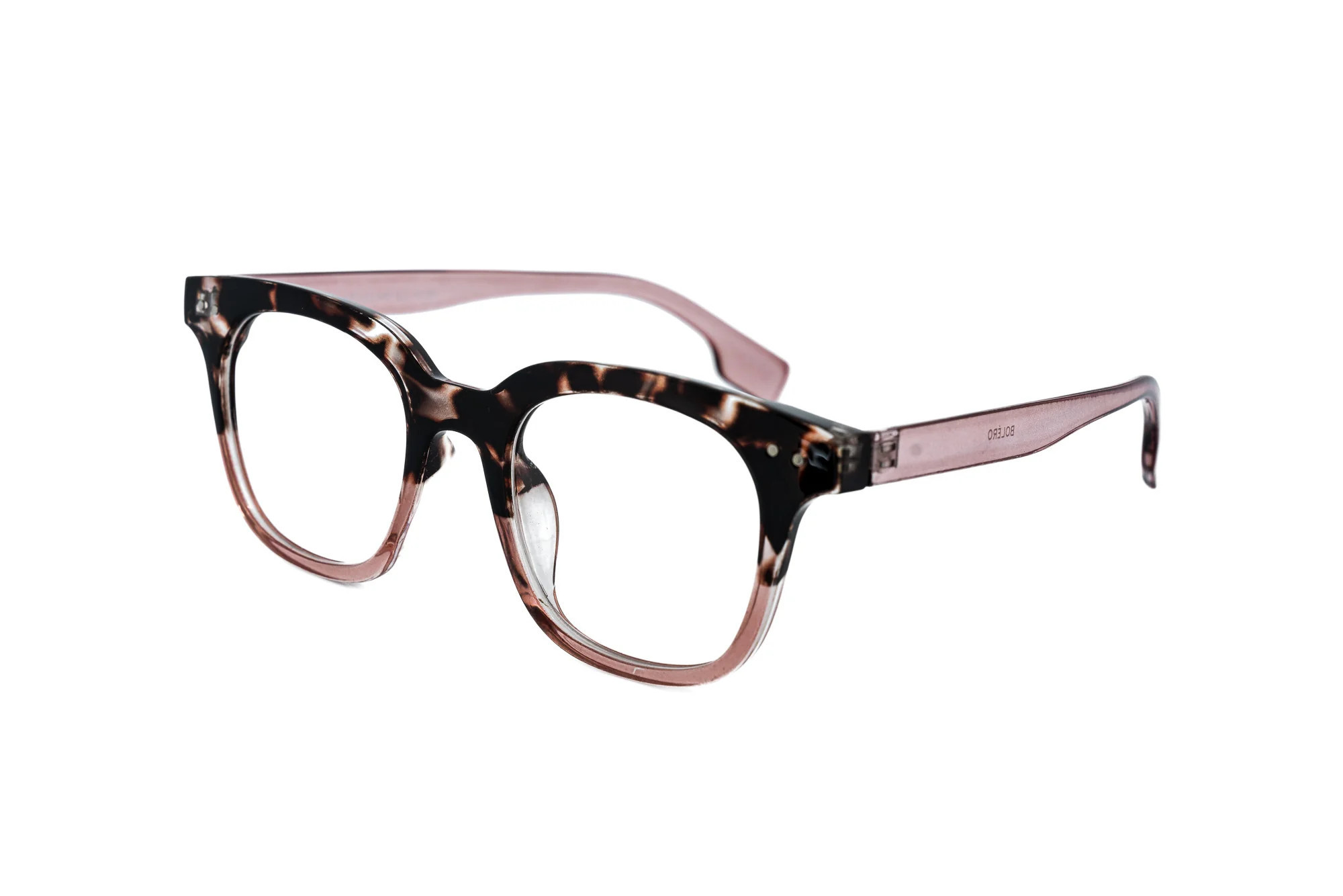 Boléro Wexley — Pink Tortoise Oversized Reading Glasses 3 / Pink Tortoise | Boléro Eyewear