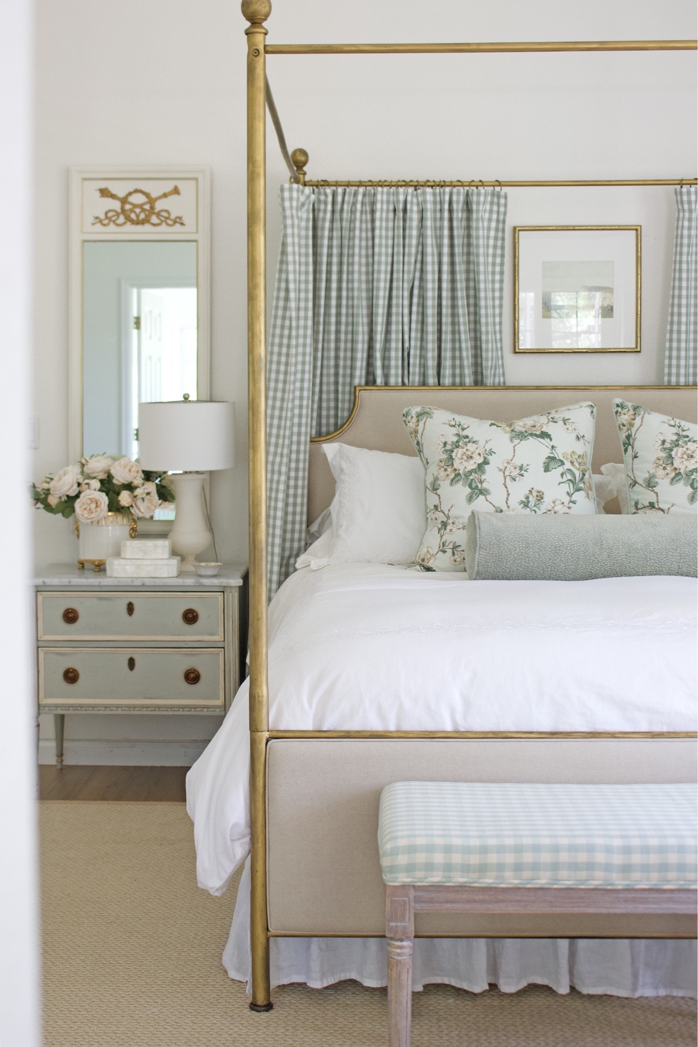 I added curtains to our canopy bed and love how a little change can make such an impact!

Shop these curtains and more in the gingham pattern by @TWOPAGES !

#LTKHome