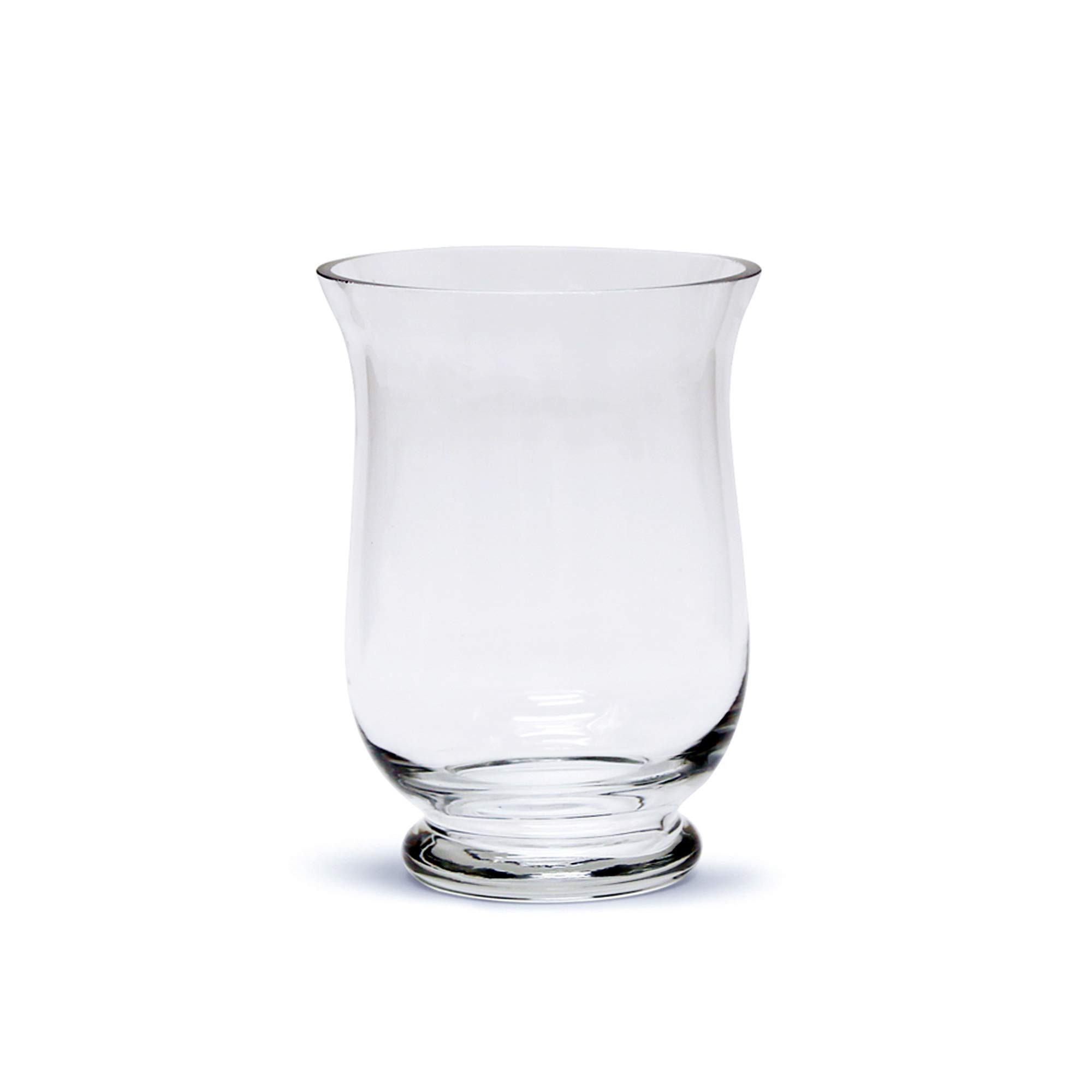 WGV Unique Bouquet Vase, 5.5" W, 8" H, Clear Short Hurricane Glass Candle Holder, Floral Planter ... | Amazon (US)