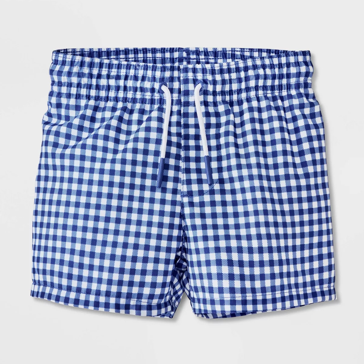 Baby Boys' Gingham Trunk - Cat & Jack™ Blue | Target