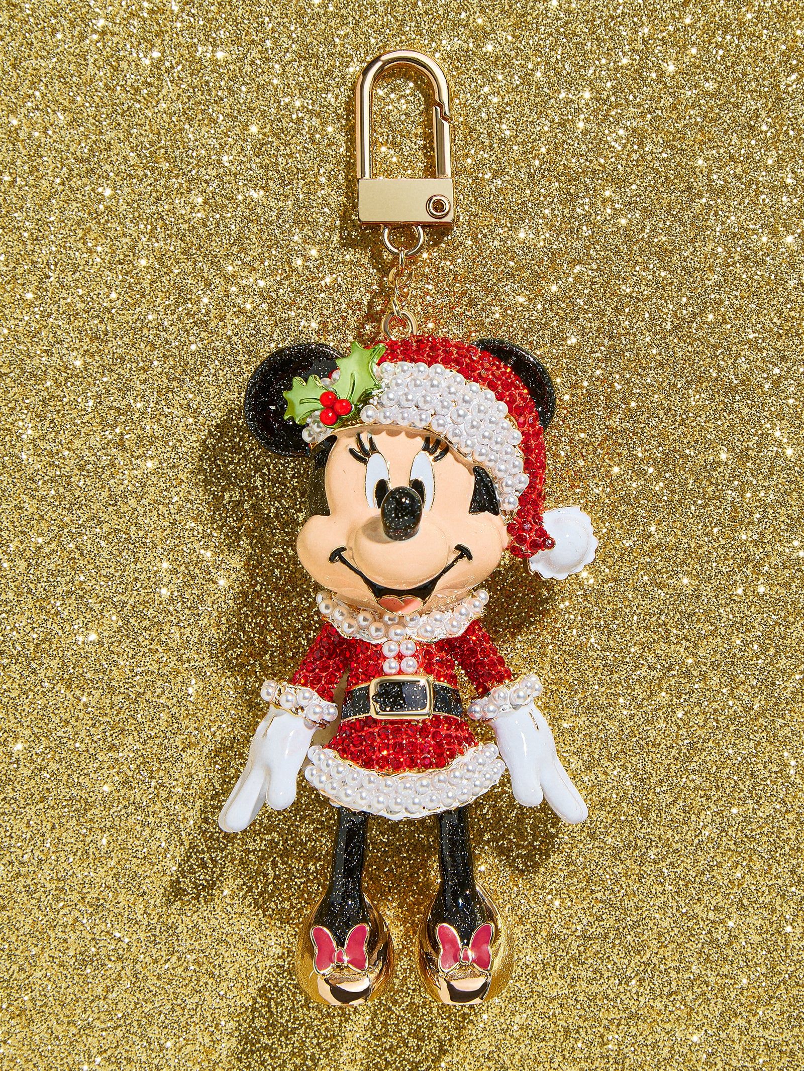Minnie Mouse Mrs. Claus Disney Bag Charm - Minnie Mouse Mrs. Claus | BaubleBar (US)