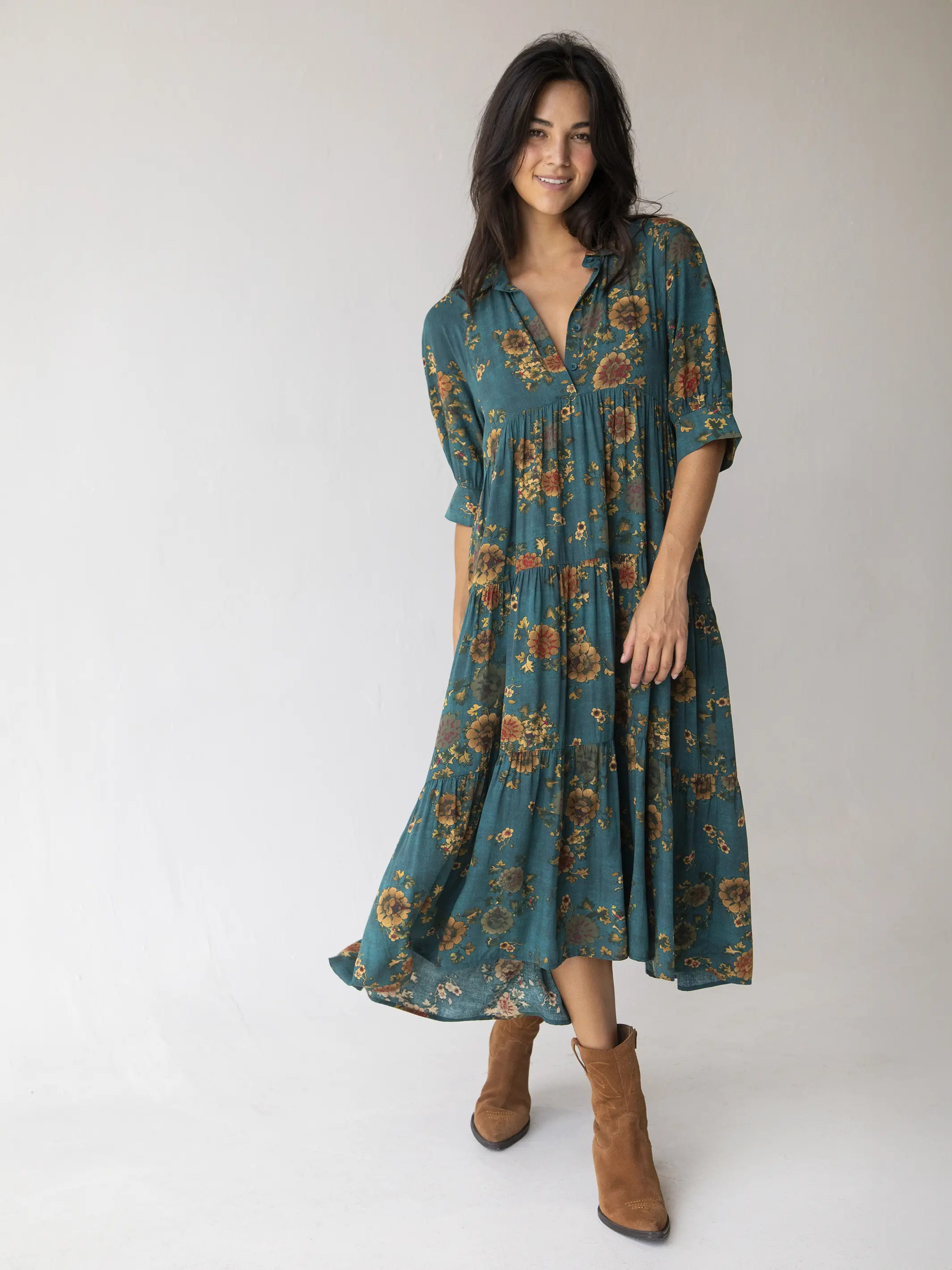 Rebecca Midi Dress | Natural Life