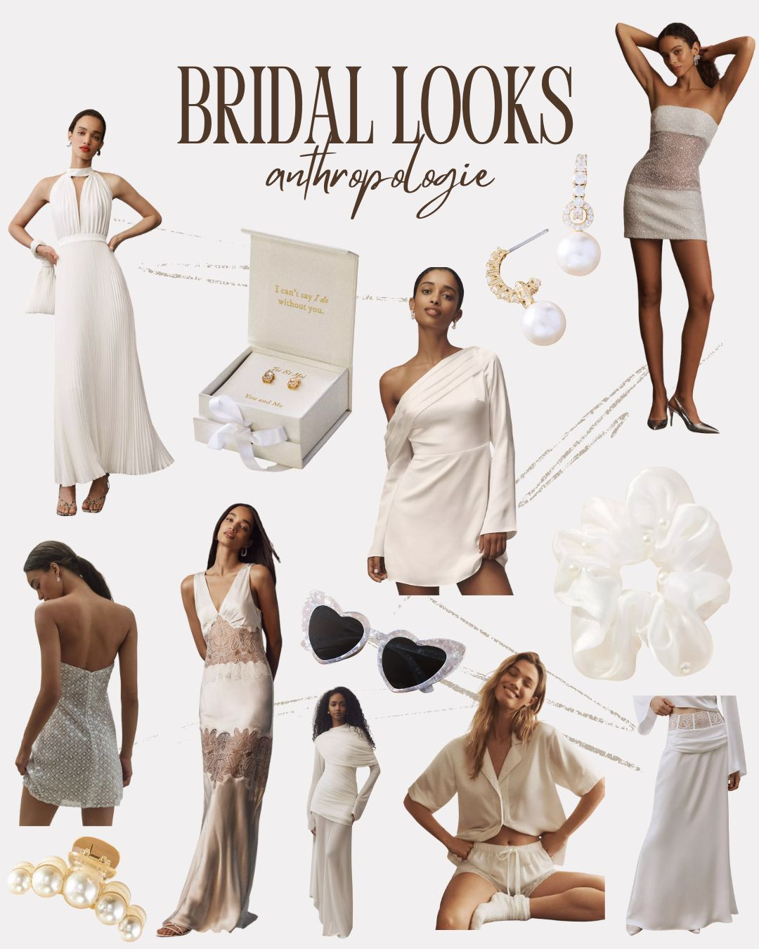  Bridal looks for any occasion!

Cute white PJ sets to gorgeous rehearsal dinner dresses.

bride, wedding, engagement, bachelorette, engagement photo outfitts

 

#LTKWedding