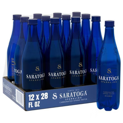 Saratoga Sparkling Water - 12pk/28 fl oz Bottles | Target