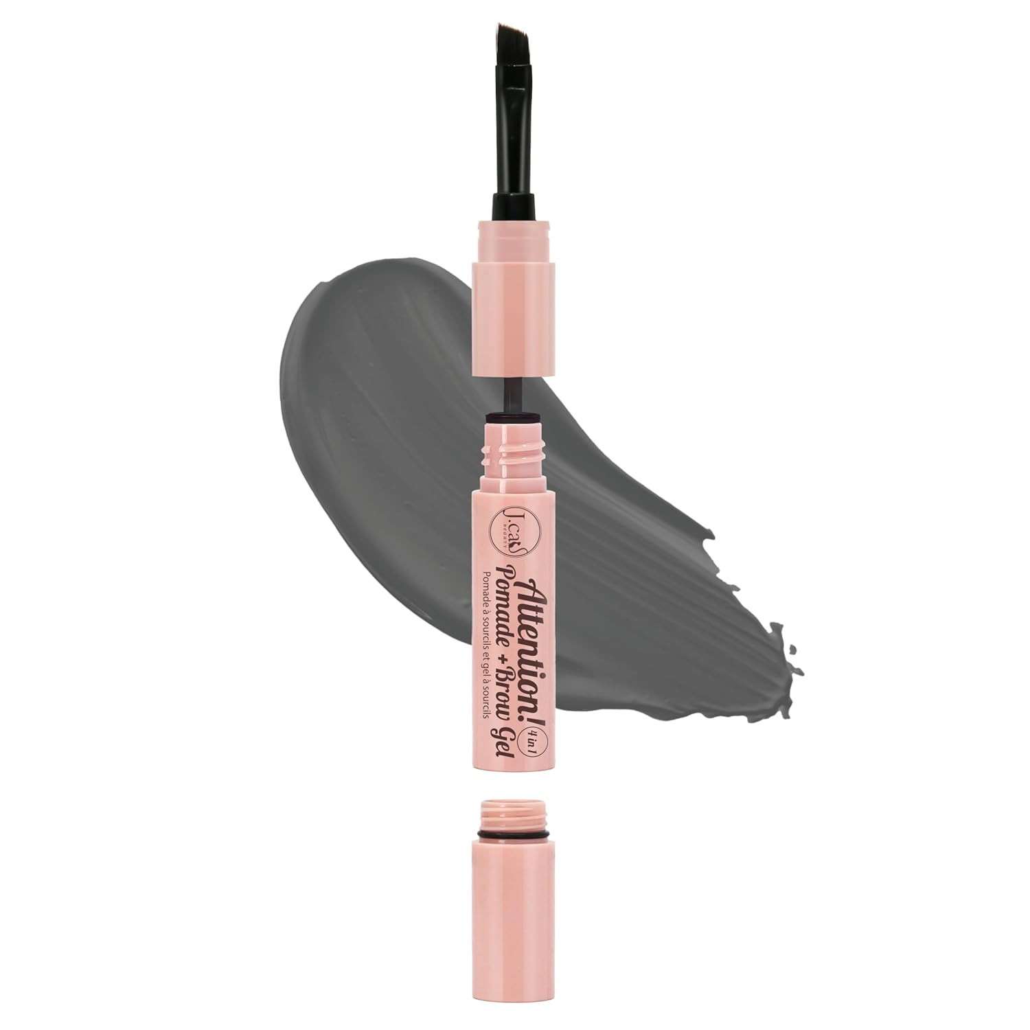 J.Cat Beauty 4 in 1 Brow Pomade and Translucent Brow Gel with Angled Brush and Spoolie to Shape a... | Amazon (US)