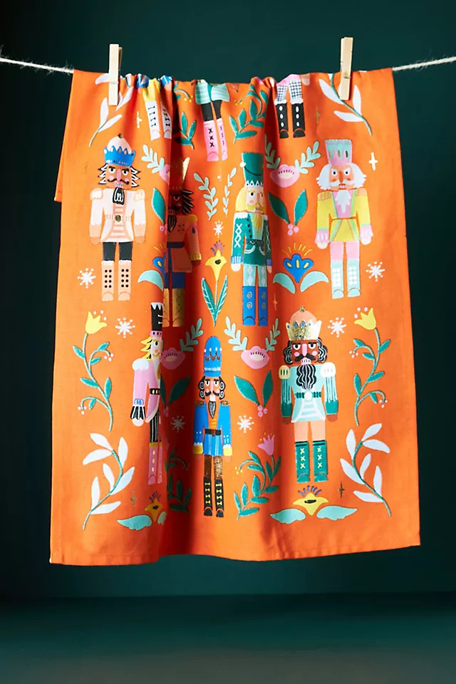 Nutcracker Dish Towel | Anthropologie (UK)