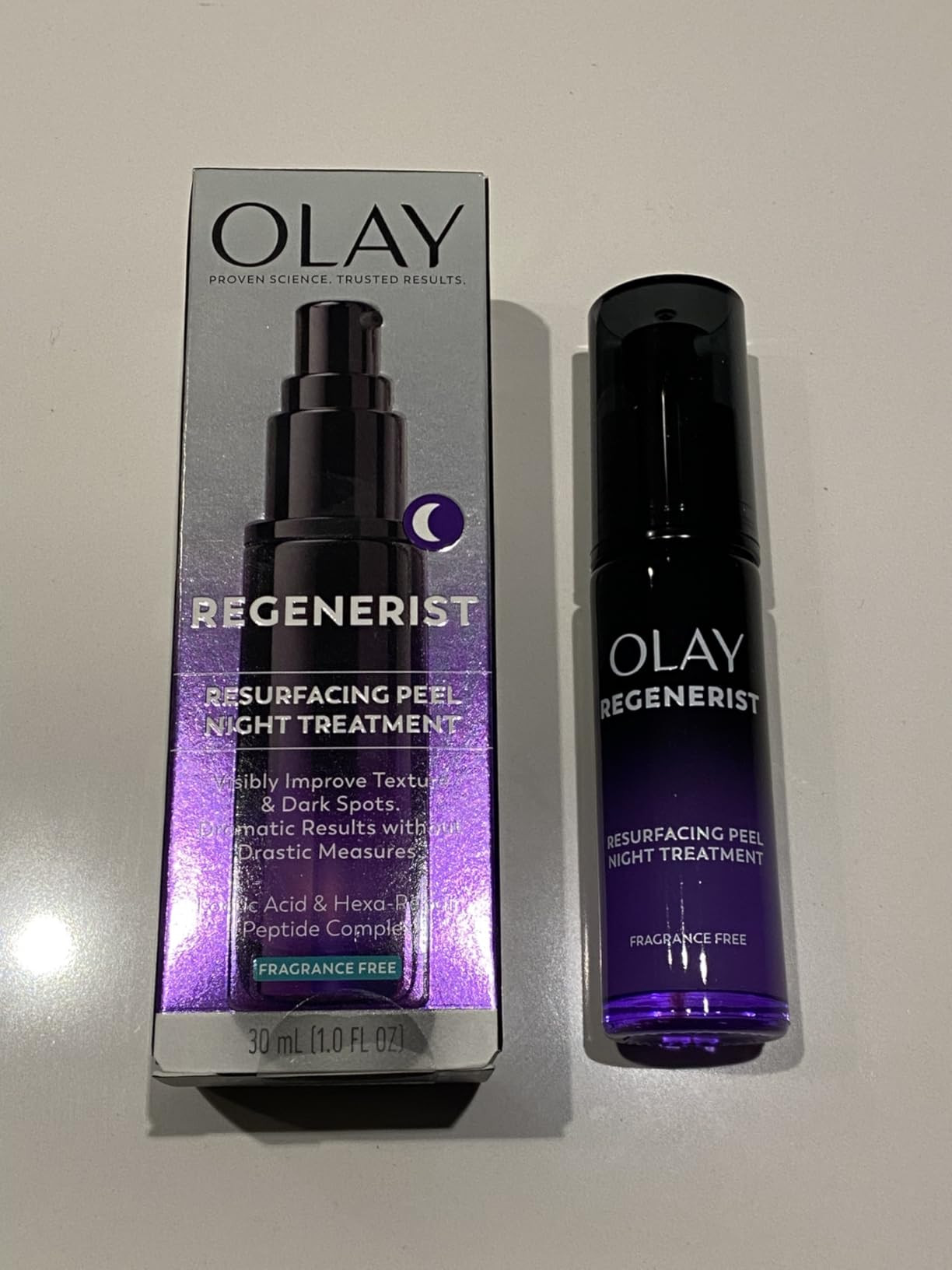 Olay Regenerist Chemical Peel for Face, Overnight Face Peel Mask, Anti-Aging Skin Care, Night Ser... | Amazon (US)
