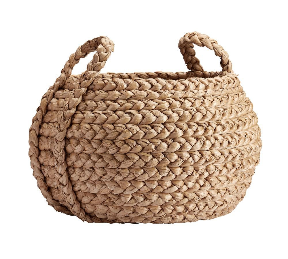 Beachcomber Round Handled Basket | Pottery Barn (US)