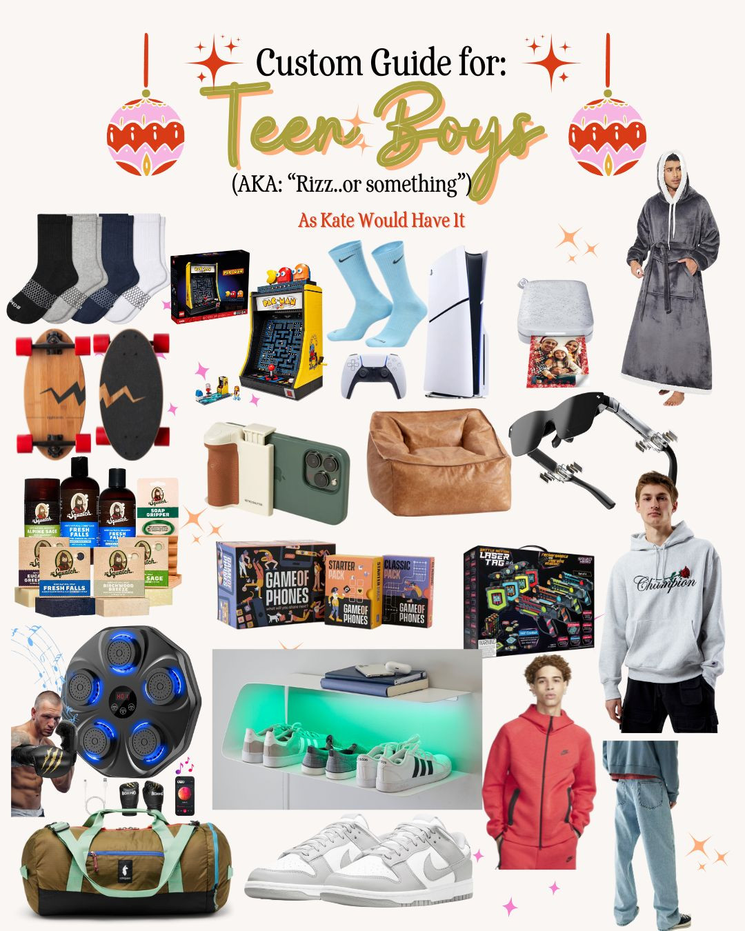You asked for: Gifts for teen boys. PS5s are FLYING this year, but you also can't go wrong with trendy fashion, toys (that they'll still think are cool), tech, and clever grooming products. 

 

#LTKCyberWeek #LTKGiftGuide #LTKHoliday