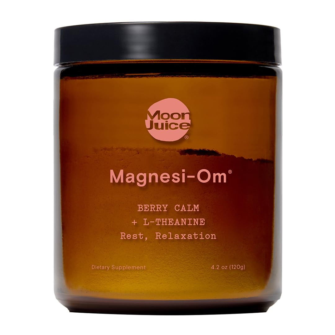 Moon Juice - Magnesi-Om, Berry - Jar (30 Servings) - Brain Health & Rest - Magnesium Powder - L-T... | Amazon (US)
