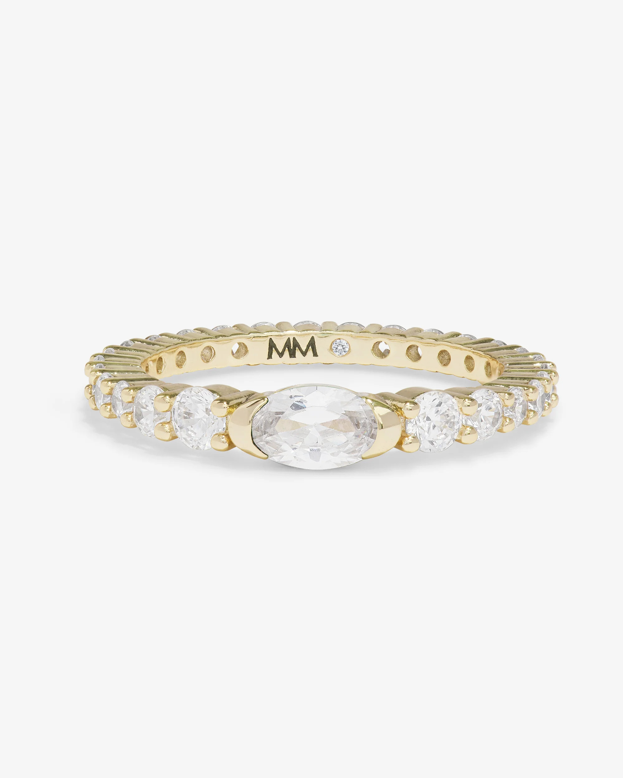 The Maven Ring - Gold|White Diamondettes - 6 | Melinda Maria Jewelry