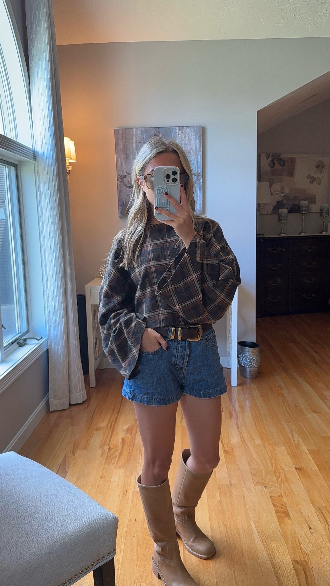 wearing a 23 in shorts, top is old Zara

#LTKootd #LTKSeasonal #LTKU