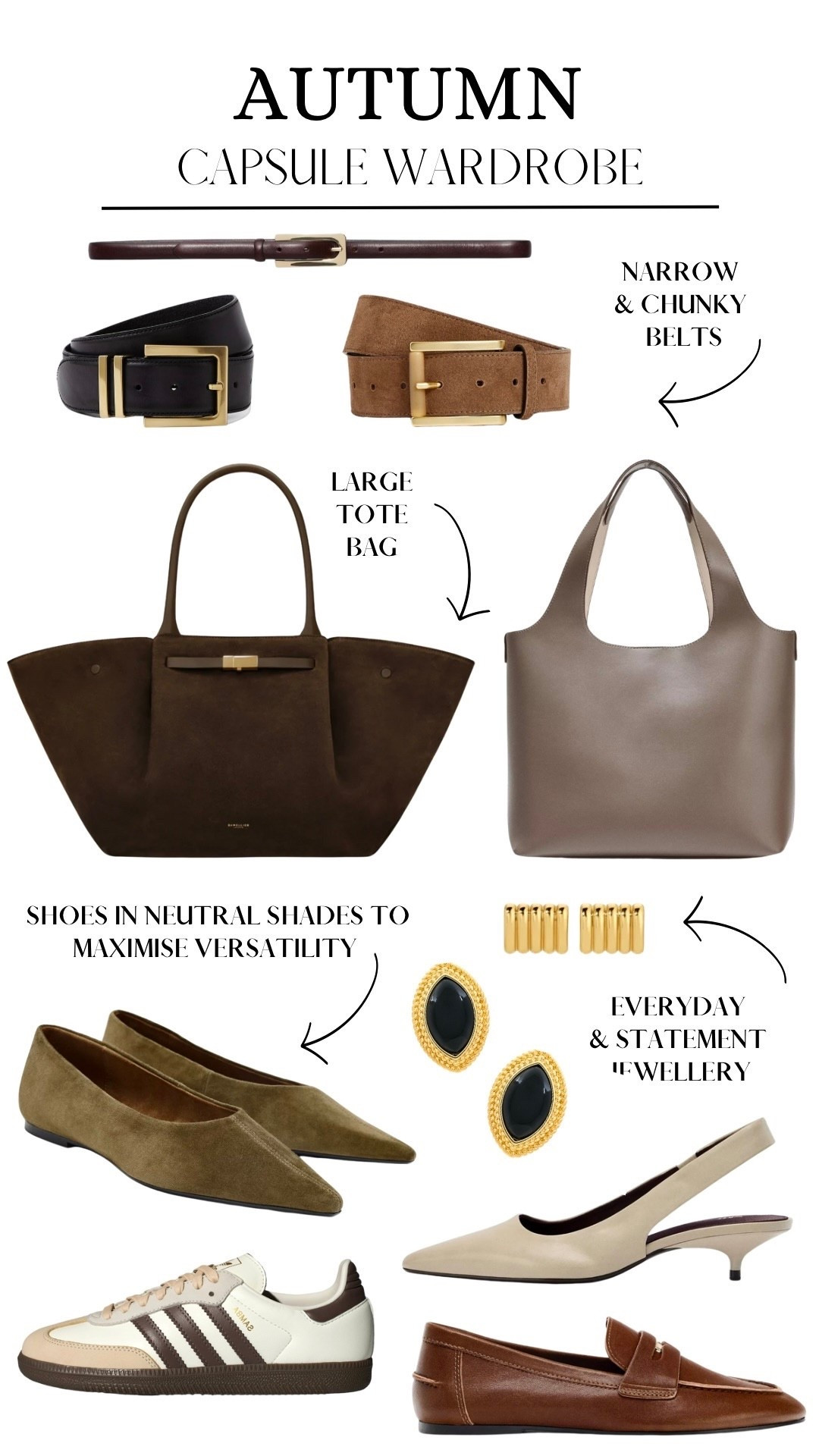 AUTUMN CAPSULE WARDROBE 
Shoes rotation 👞 
Bags + fall accessories 

#LTKautumn #LTKbag #LTKshoes