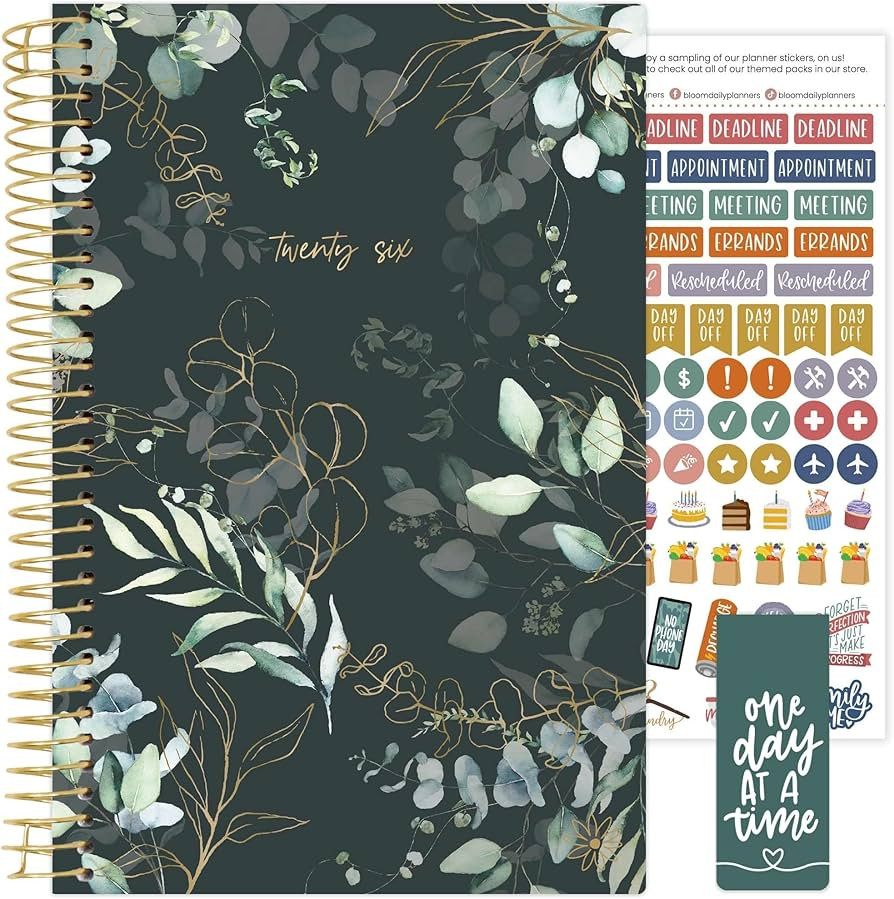 bloom daily planners 2026 Planner (January - December) Calendar Year Organizer - 5.5” x 8.25”... | Amazon (US)