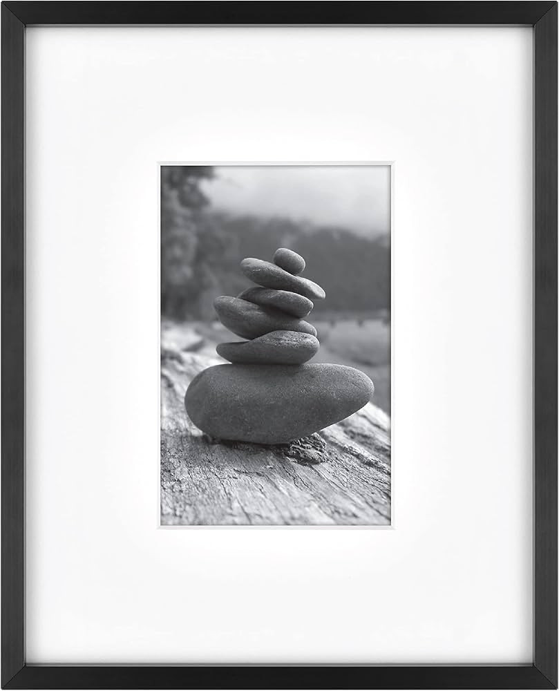 MCS Master & Co. Foundry Metal Gallery Wall Frame, Black, 8 x 10 in matted to 4 x 6 in | Amazon (US)
