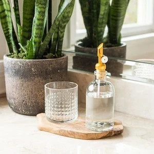 Small Self Pour Spout Apothecary Recycled Glass Dispenser  | Etsy (US)