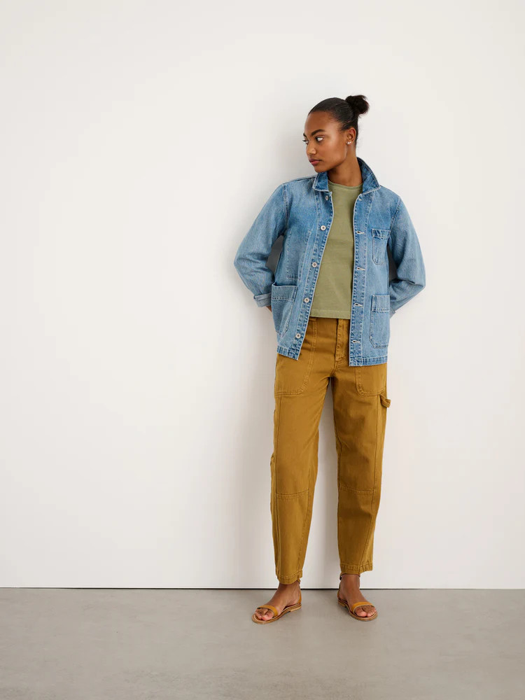 Britt Work Jacket in Denim | Alex Mill