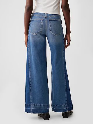 High Rise Stride Wide-Leg Jeans | Gap (US)