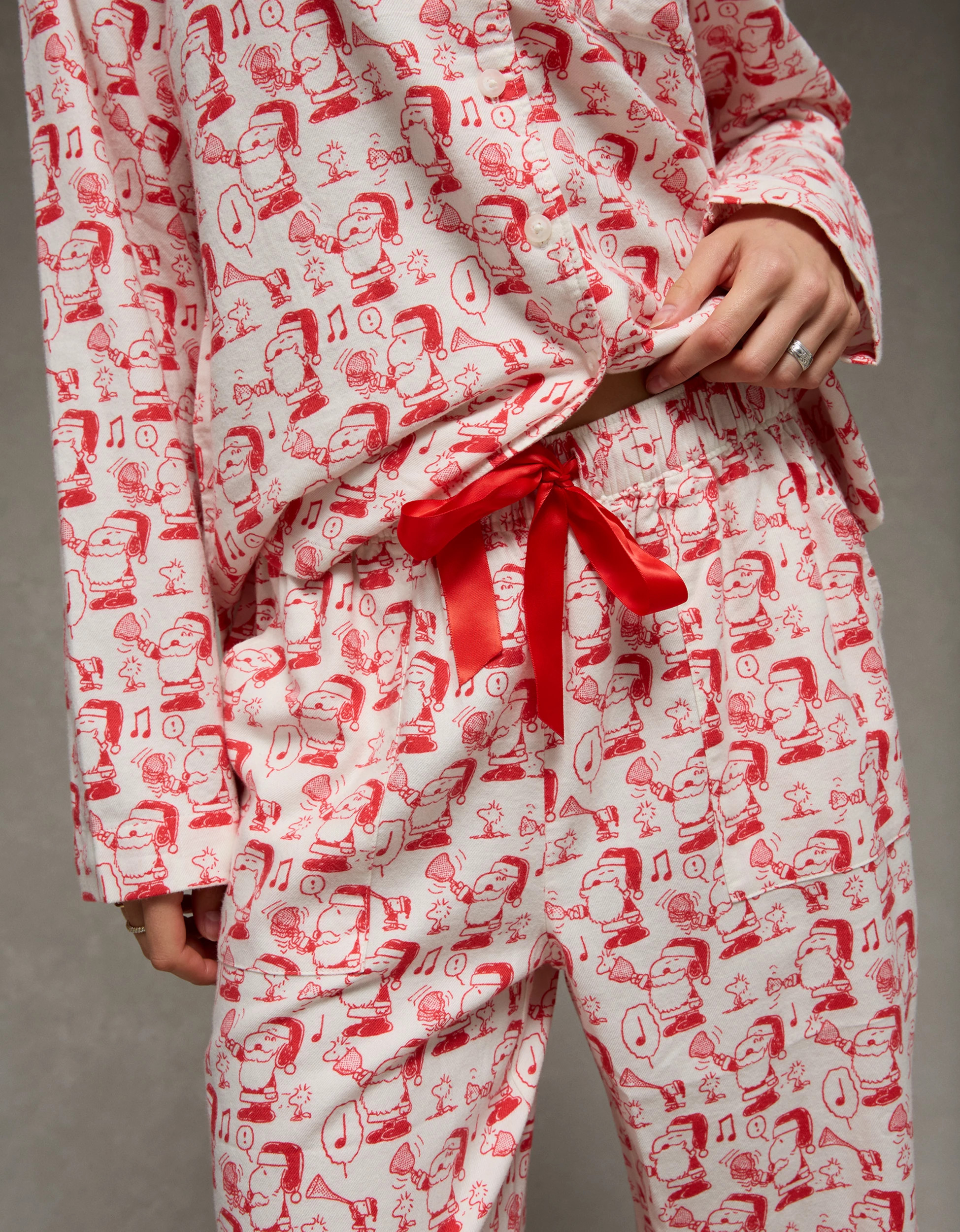 AE Snoopy Flannel PJ Set | American Eagle Outfitters (US & CA)