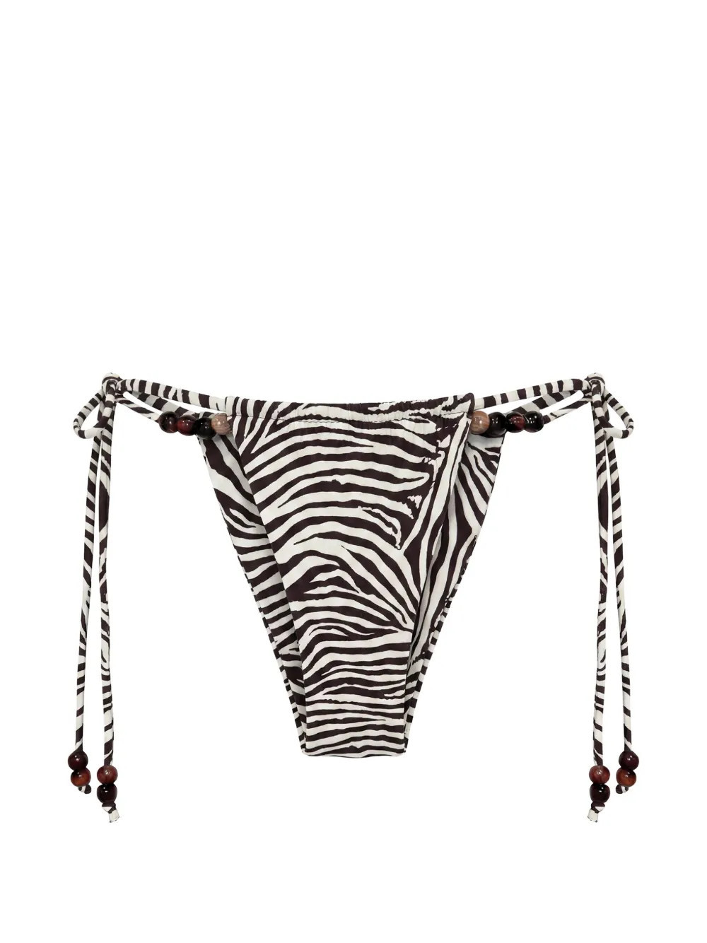 Nicholas Leni bikini bottoms - graphic zebra - Neutrals | Farfetch Global