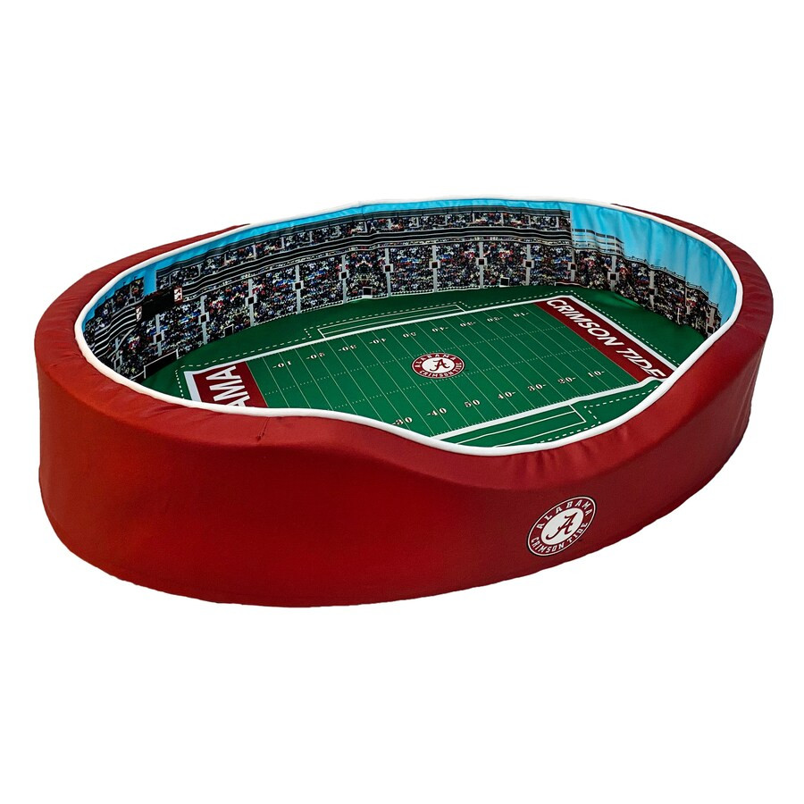 Alabama Crimson Tide 38'' x 25'' x 8'' Large Stadium Oval Dog Bed | Fanatics